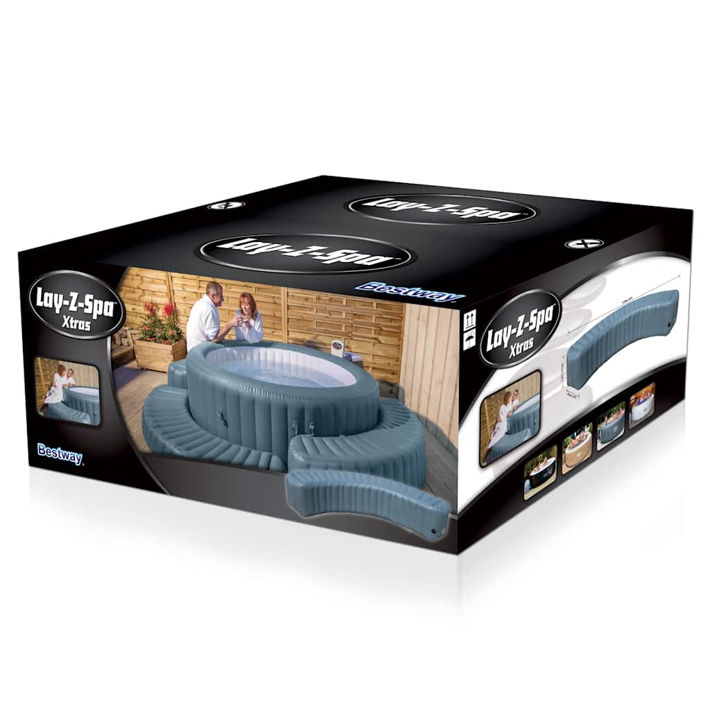 Bestway Lay-Z-Spa Borde inflable envolvente para hidromasaje redondo