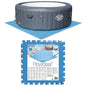 Bestway Pool Floor Protectors 8-Piece Blue 58220