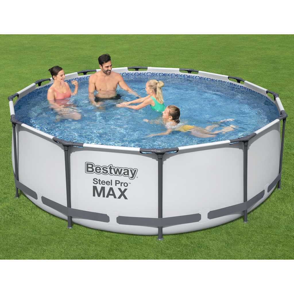 Bestway Piscina de acero Pro MAX 366x100 cm