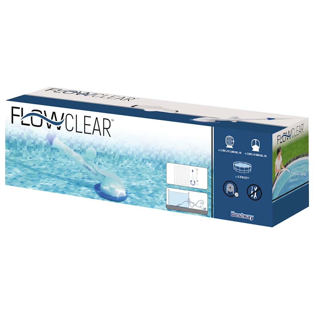 Bestway Aspiradora automática AquaSweeper Flowclear