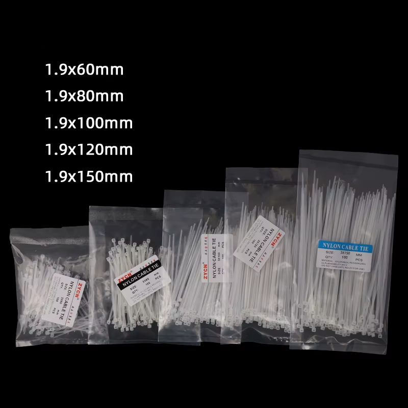 Juego de 500 bridas de nylon autoclipsBridasHardware > Hardware Accessories > Hooks, Buckles & Fasteners > Gear Ties