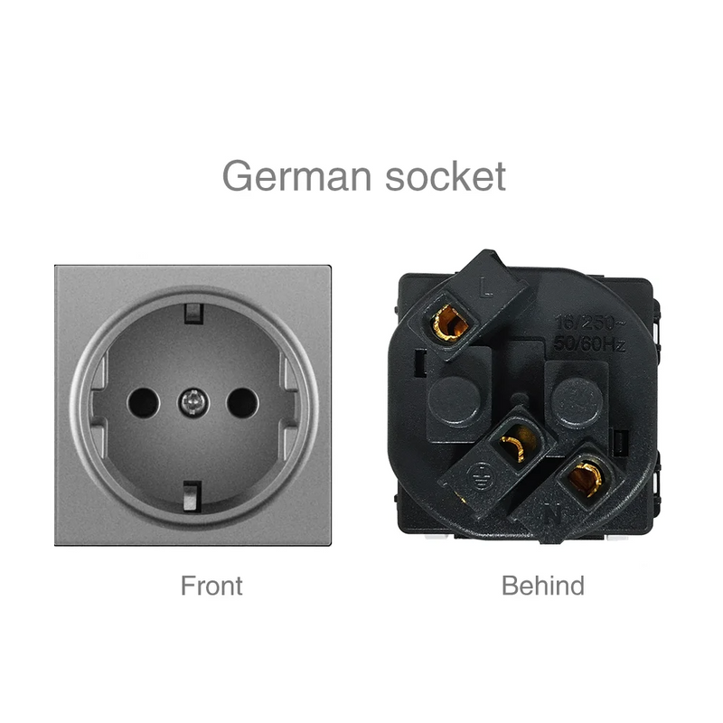 Enchufes combinables Serie A1 con paneles de policarbonato ignífugoEnchufes