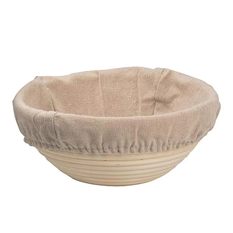 Cesta de mimbre natural para pan