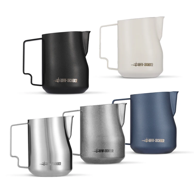 Jarra para espumar leche – 350 ml / 450 ml / 520 mlJarrasHome & Garden > Kitchen & Dining > Kitchen Appliance Accessories > Coffee Maker & Espresso Machine Accessories > Frothing Pitchers