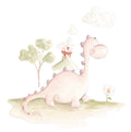 Rex Dinosaur Wall Decal for Kids 149x99cm | Hand Painted