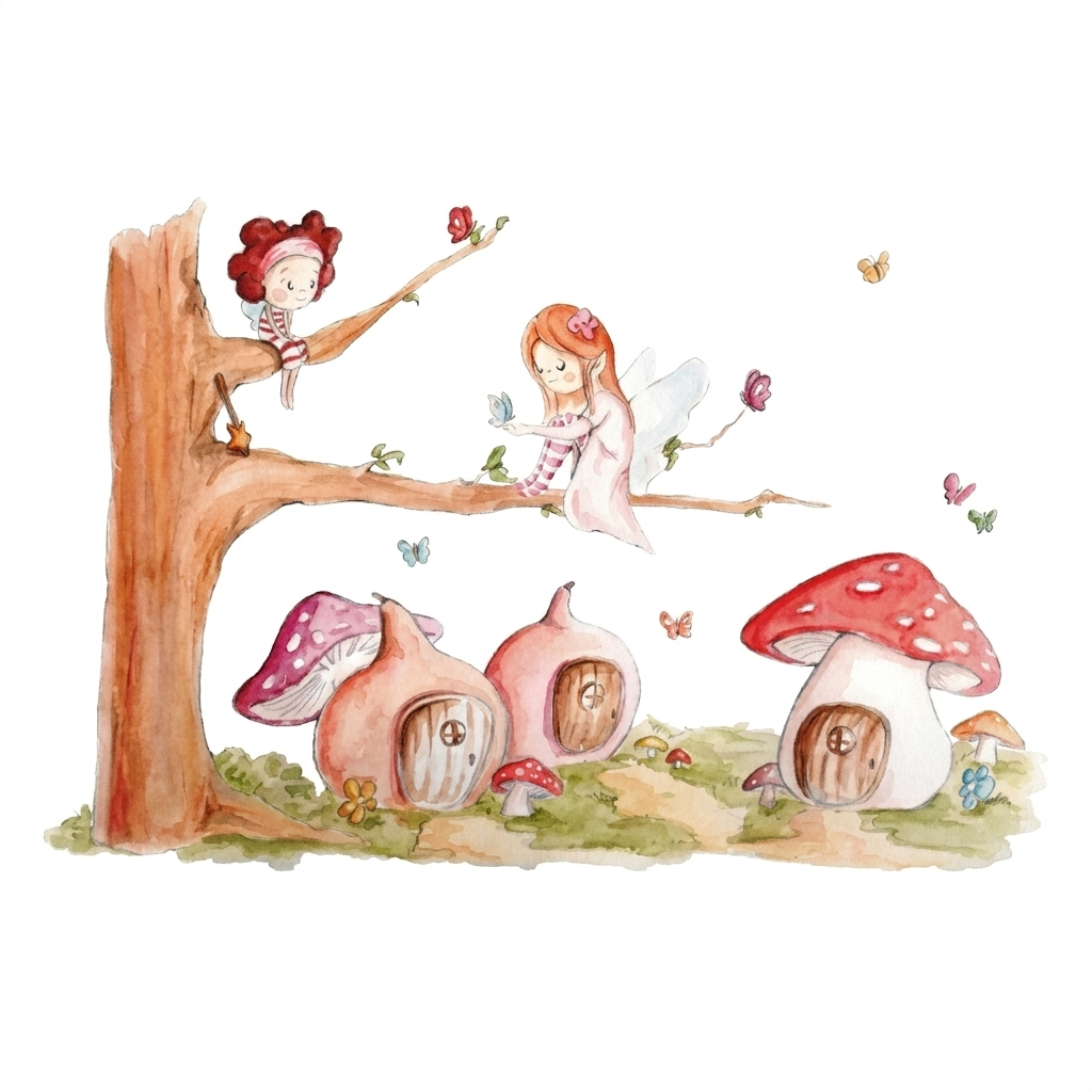 Vinilo decorativo infantil bosque encantado xl para paredes