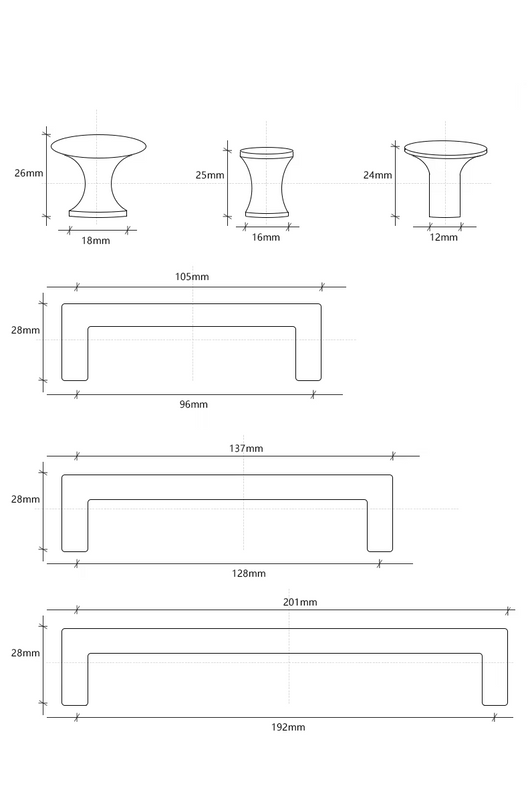 Tiradores y pomos de latón lisos para mueblesPomos y TiradoresHardware > Hardware Accessories > Cabinet Hardware > Cabinet Knobs & Handles