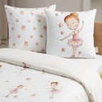Reversible duvet cover for 110x160 crib in 100% cotton