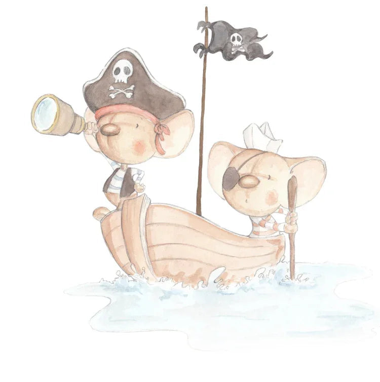 Vinilo decorativo para niños piratas | alta calidad