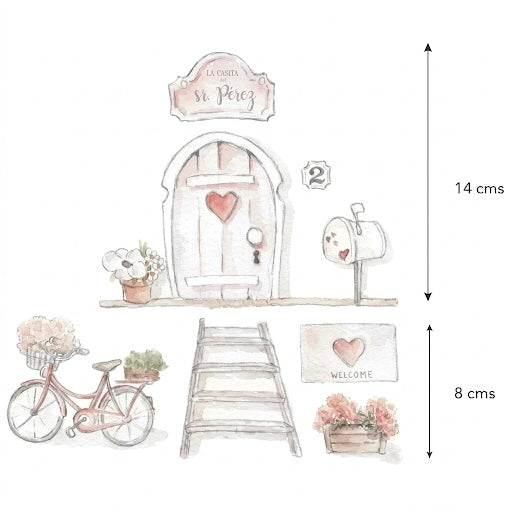 Vinilos decorativos ratoncito Pérez | decoración infantil