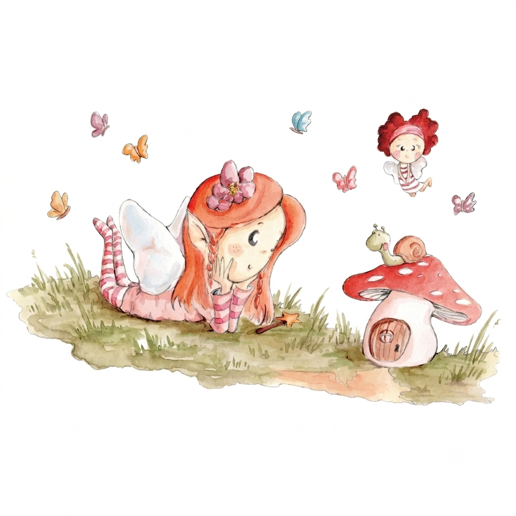 Decorative Fairy Wonderland Vinyl | Hand-painted