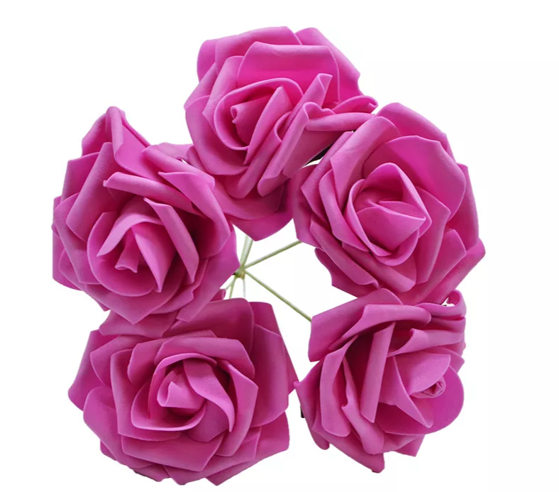 Flor artificial de rosa grande con tallo de 16cmFlores artificialesHome & Garden > Decor > Artificial Flora > Artificial Flowering Plants