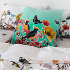 Birds of paradise Funda de cojín 60x60 cm