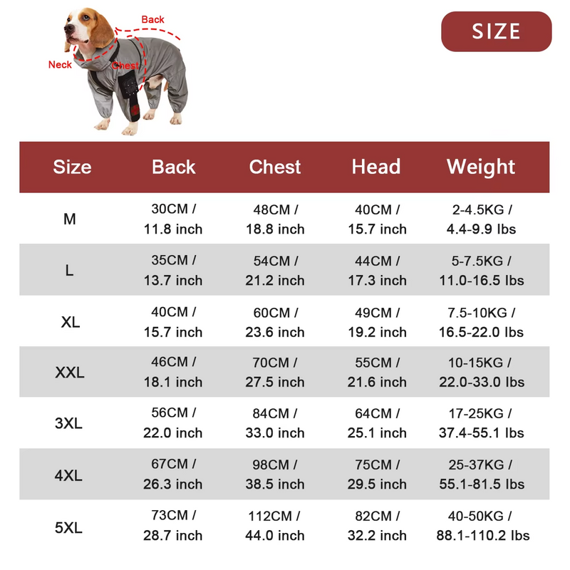 Mono reflectante e impermeable para perrosRopaAnimals & Pet Supplies > Pet Supplies > Pet Apparel > Pet Rain Coats