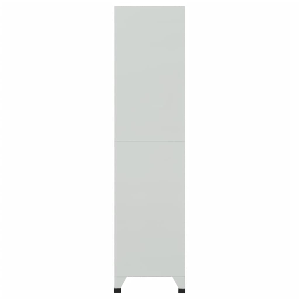 Taquilla con 6 compartimentos acero 90x45x180 cm