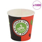 Vasos desechables para café 1000 unidades papel 120 ml 4 oz