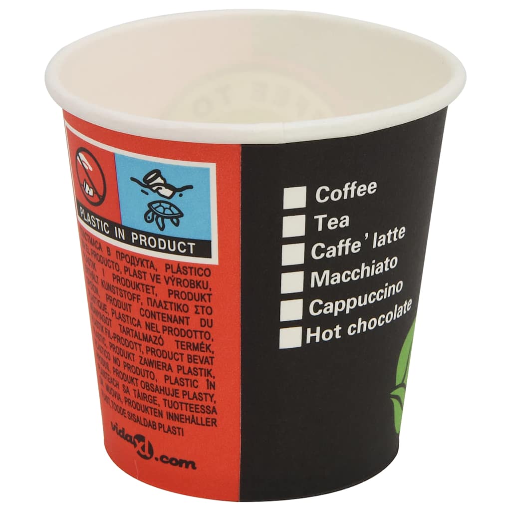Vasos desechables para café 1000 unidades papel 120 ml 4 oz
