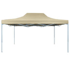Carpa pleglable Pop-up 3x4,5 m blanco crema