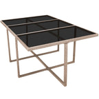 Set comedor de jardín 11 piezas y cojines ratán sintético beige