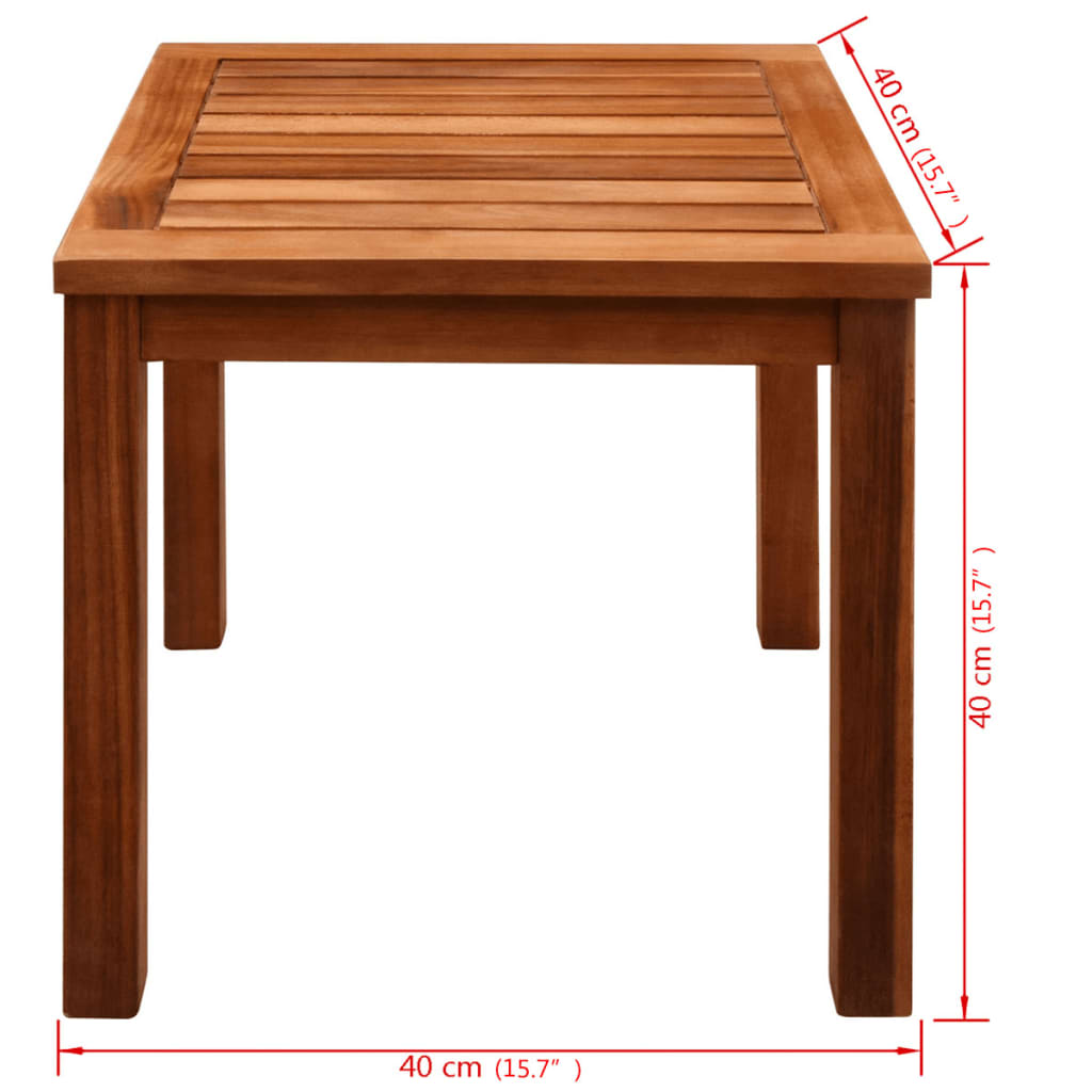 Set comedor de jardín 9 pzas y cojines madera maciza de acacia