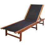 Set comedor de jardín 9 pzas y cojines madera maciza de acacia