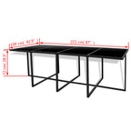Set comedor de jardín 13 piezas y cojines ratán sintético negro