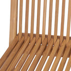 Sillas de jardín plegables 4 unidades madera maciza de teca
