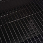 Barbacoa Ahumador al carbón con estante inferior negro