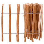 Valla de estacas madera de avellano 60x500 cm