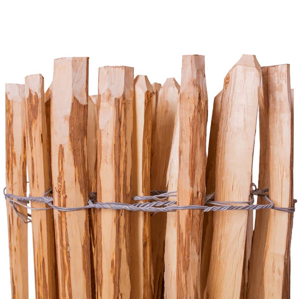 Valla de estacas madera de avellano 60x500 cm
