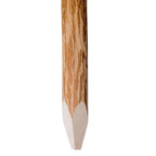 Postes de valla puntiagudos 4 uds madera de avellano 120 cm