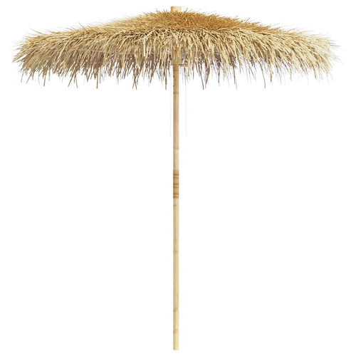 Sombrilla de bambú con tejado de hojas de plátano 210 cm