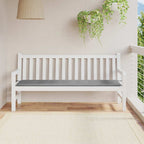 Cojín banco de jardín tela Oxford estampado hojas 100x50x3 cm
