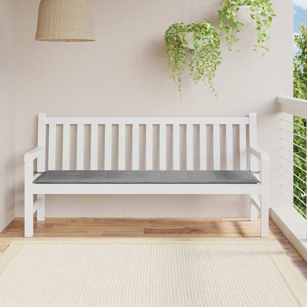 Cojín banco de jardín tela Oxford estampado hojas 100x50x3 cm