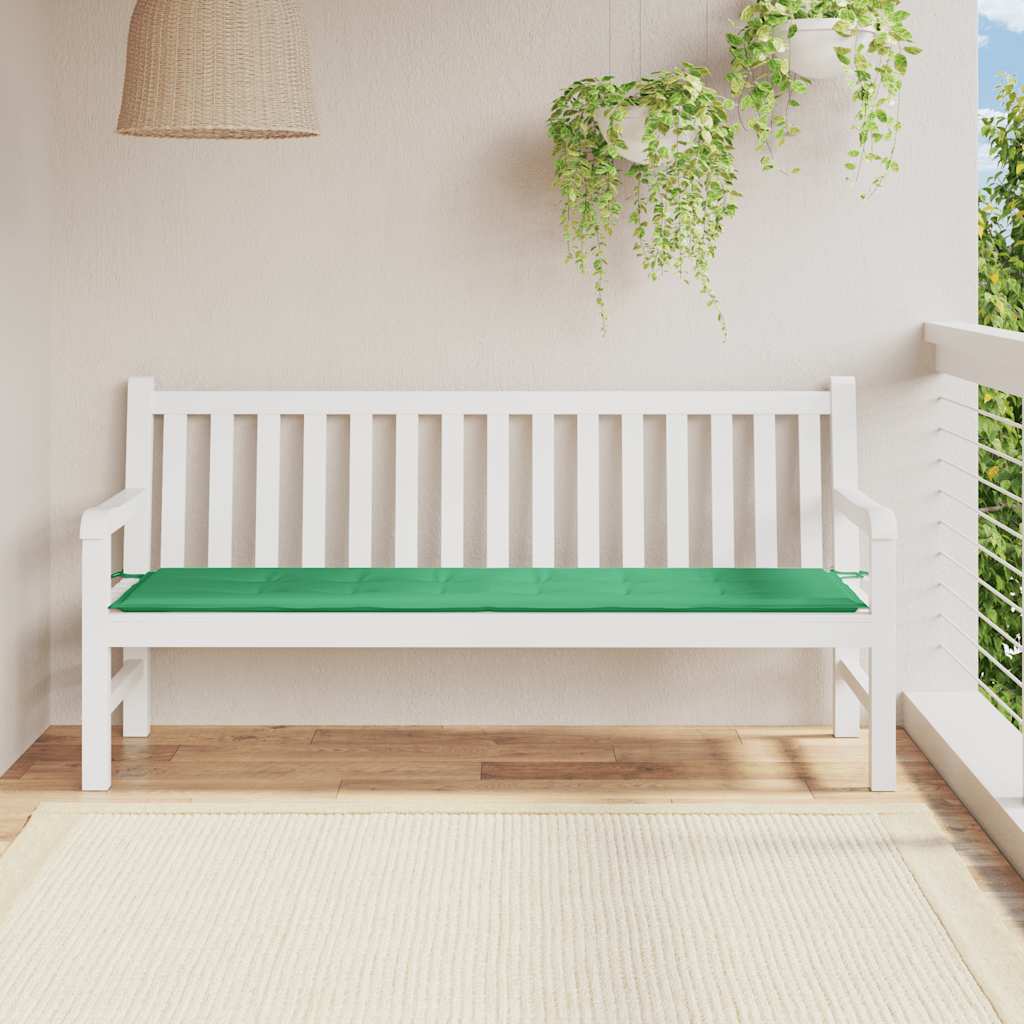 Cojín banco de jardín tela Oxford estampado hojas 100x50x3 cm