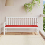Cojín banco de jardín tela Oxford estampado hojas 100x50x3 cm