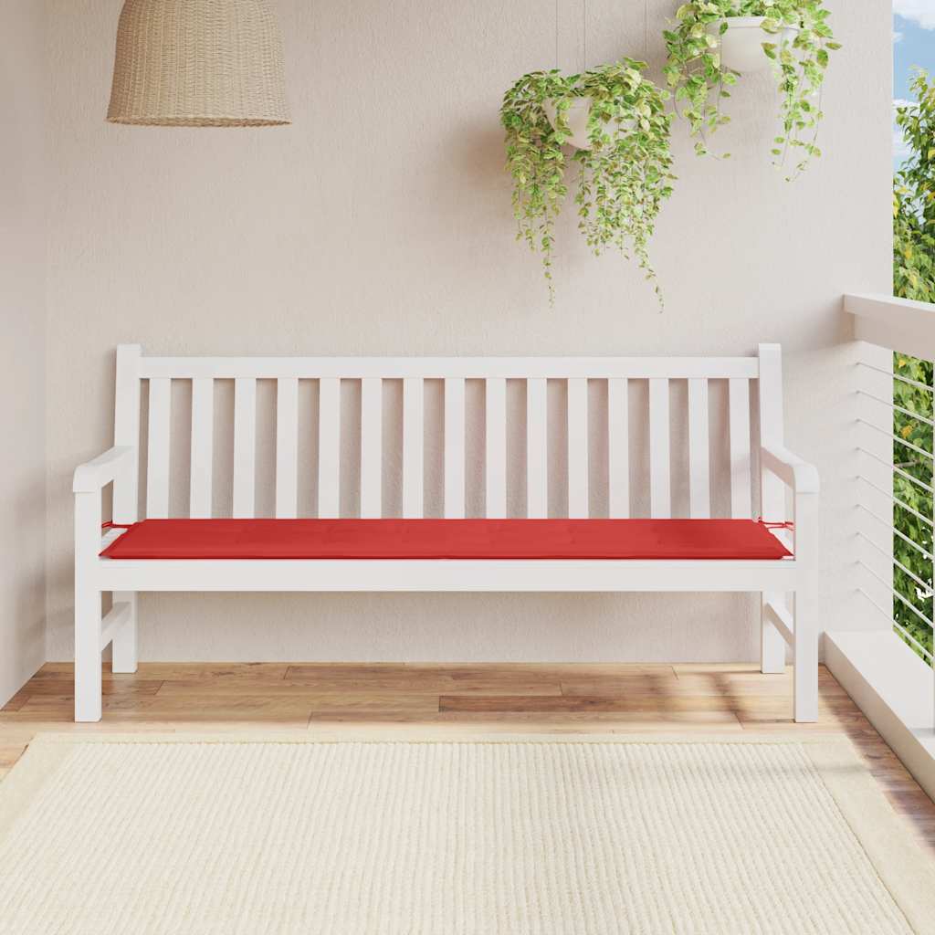Cojín banco de jardín tela Oxford estampado hojas 100x50x3 cm