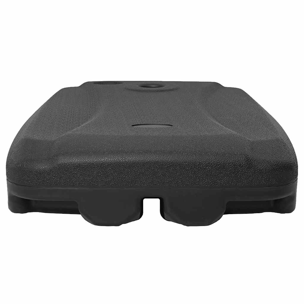 Base de sombrilla de exterior negra