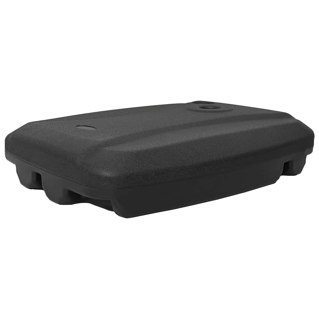 Base de sombrilla de exterior negra