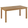 Mesa de centro de teca 90x50x45 cm