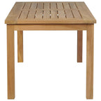Mesa de centro de teca 90x50x45 cm