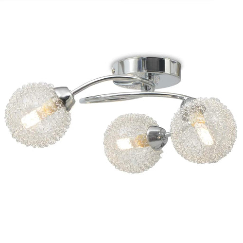 Lámpara de techo con 3 bombillas LED G9 120 W