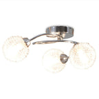 Lámpara de techo con 3 bombillas LED G9 120 W