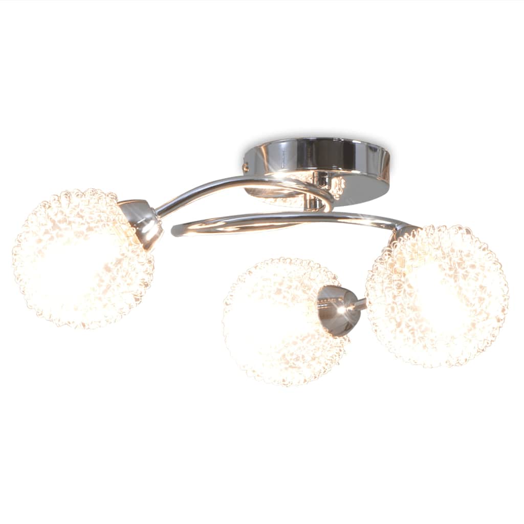 Lámpara de techo con 3 bombillas LED G9 120 W