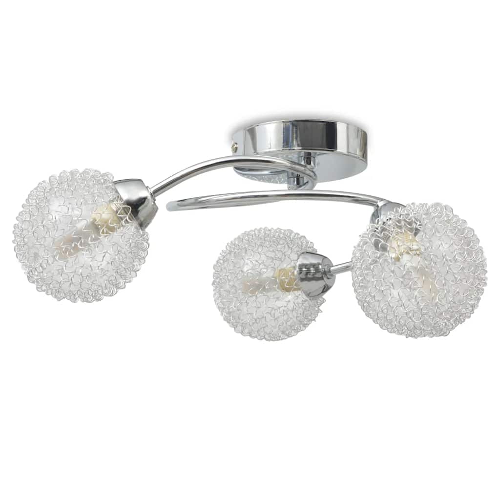 Lámpara de techo con 3 bombillas LED G9 120 W