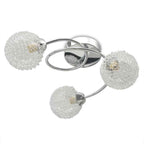 Lámpara de techo con 3 bombillas LED G9 120 W