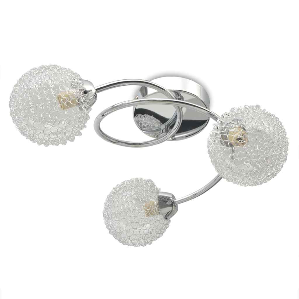 Lámpara de techo con 3 bombillas LED G9 120 W