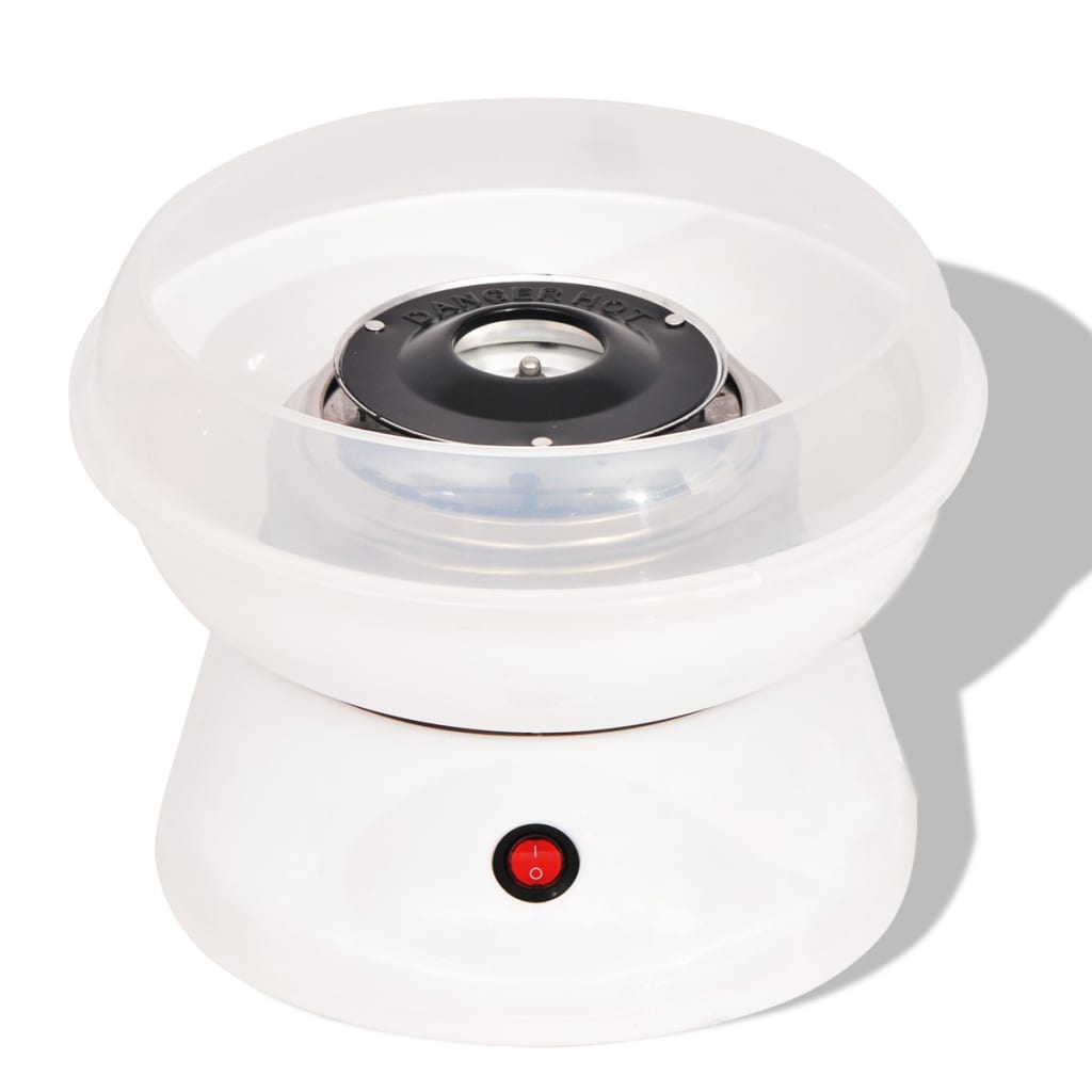 Máquina de algodón de azúcar 480 W blanca