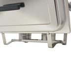 Set calentador de comida para buffet 4 piezas acero inoxidable