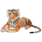 Tigre de peluche castanho XXL